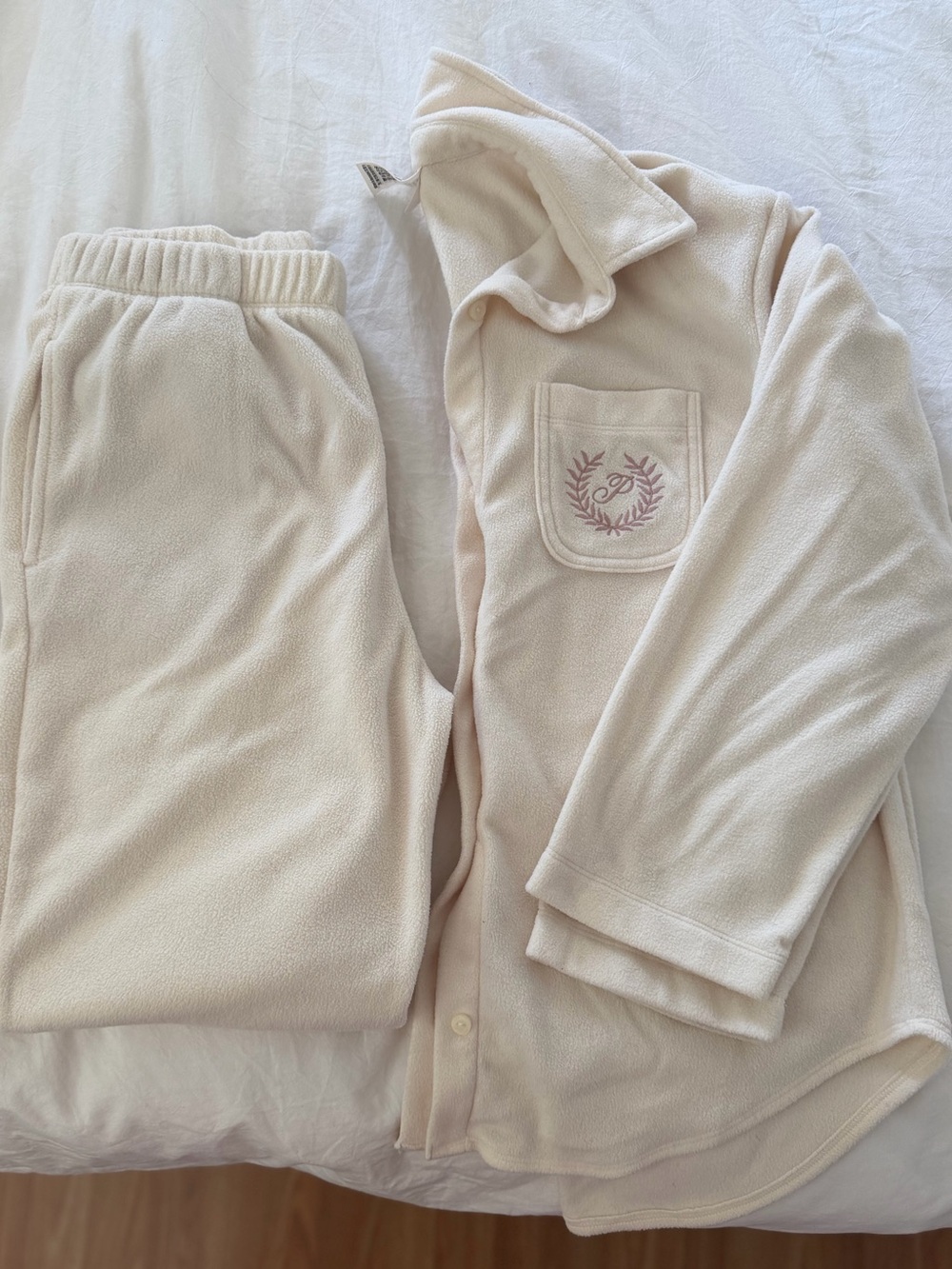 Pink Fleece PJ Set - Picture 2 of 10